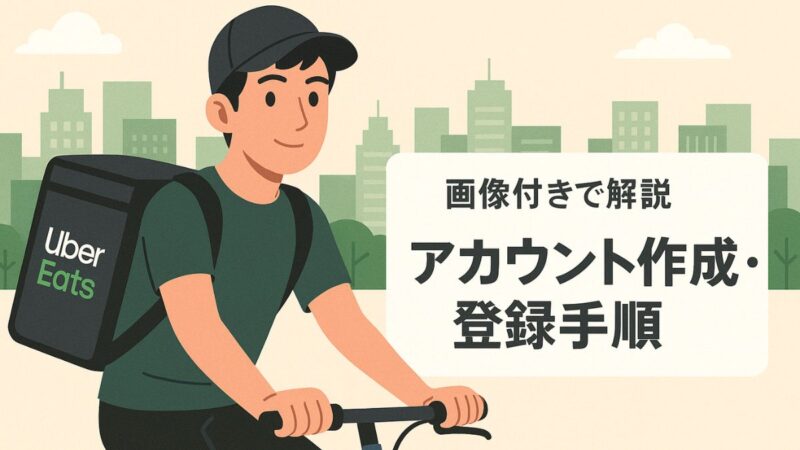 UberEats アカウント作成 登録手順